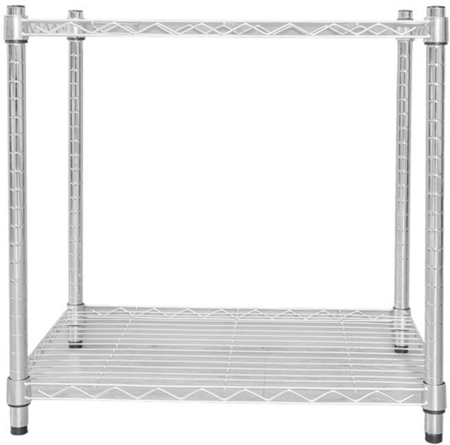 dayneeds 日需百備 輕型烤漆二層架 鐵力士架 收納層架 鞋架 展示架 層架 鐵架, 電鍍, 2層