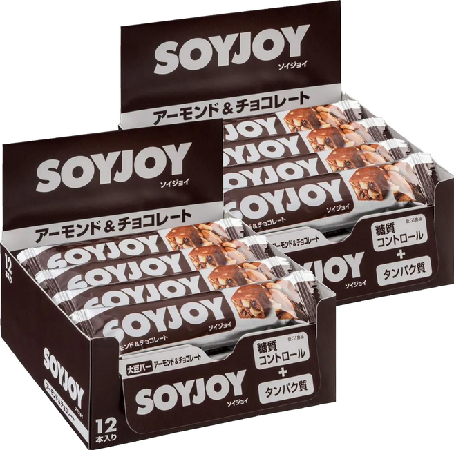soyjoy 大豆營養棒 杏仁巧克力口味, 30g, 2盒
