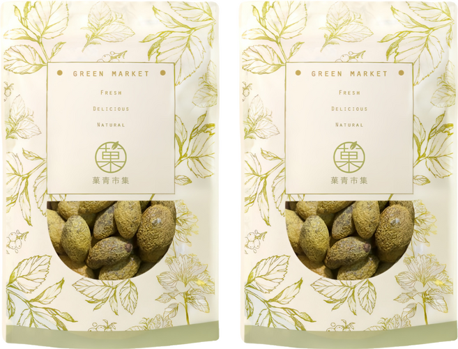 Green Market 菓青市集 甘草橄欖, 2包, 300g