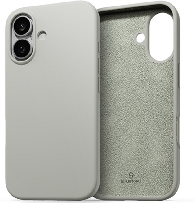 신지모루 소프트그립 실리콘 컬러 휴대폰 케이스