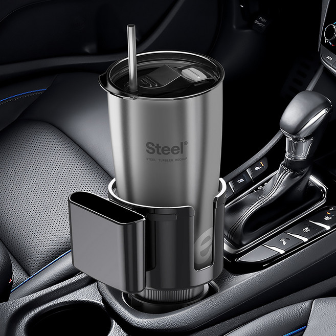 시크릿 대형 멀티 컵홀더, 블랙, 1개