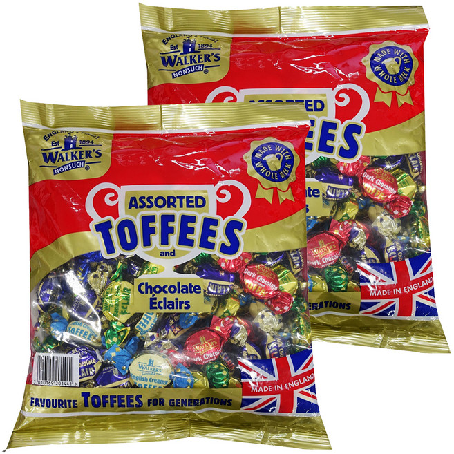 워커스 어쏠티드 토피스 앤드 에클레어 초콜릿, 920g, 2개