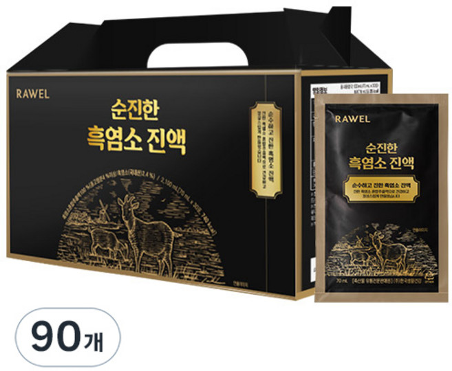 로엘 순진한 흑염소 진액, 90개, 70ml