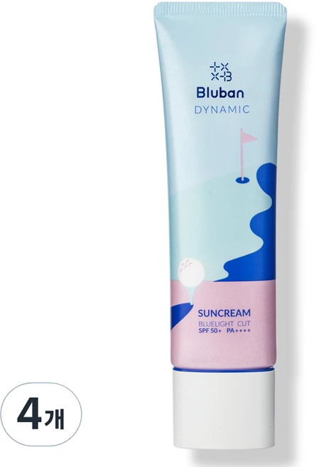 블루반 다이나믹 선크림 SPF50+ PA++++, 50ml, 4개 - 쿠팡