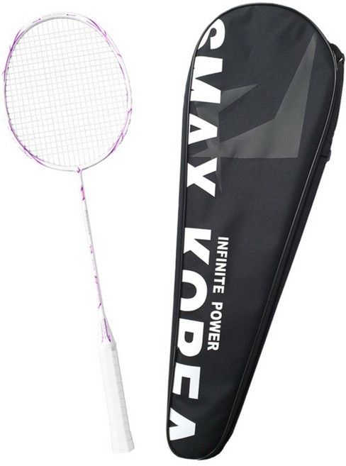 SmaxKorea 全碳纖維超輕量羽球拍 73g, 1個, Dionysus 6U