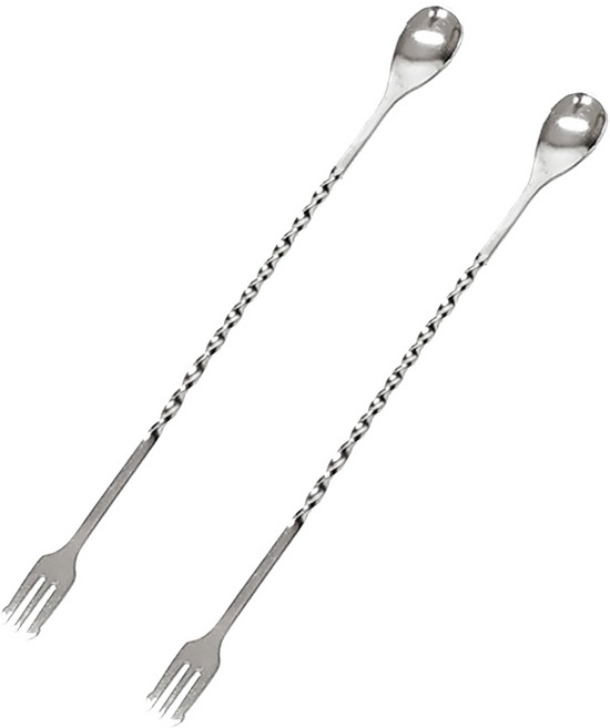 호레카 바스푼 롱스푼 26cm, 실버, 2개