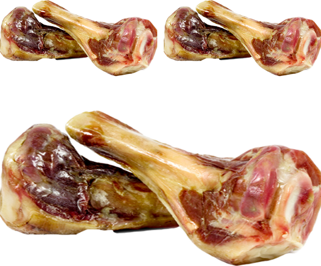 미드터리안내추럴 세라노 햄본 강아지 간식 2p, 돼지고기맛, 370g, 3세트