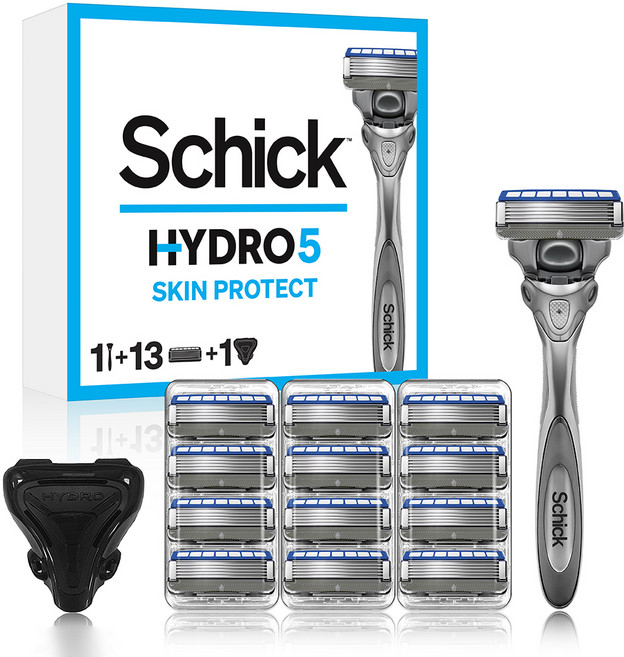 쉬크 하이드로5 스킨 프로텍트 멀티 기획팩, 핸들 + 날 13p + 커버, 1세트