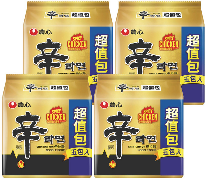 NONGSHIM 農心 辛拉麵 香辣雞肉風味 120g, 20包