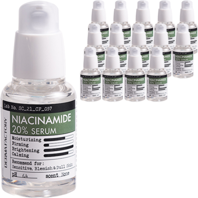 더마팩토리 나이아신아마이드 20퍼센트 세럼, 30ml, 15개