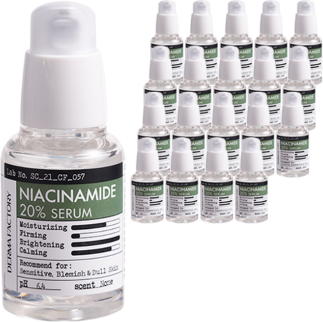 더마팩토리 나이아신아마이드 20% 세럼, 30ml, 20개