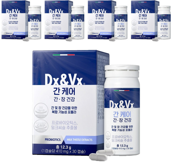 디엑스앤브이엑스 덱스벡스 간케어, 5개, 30정