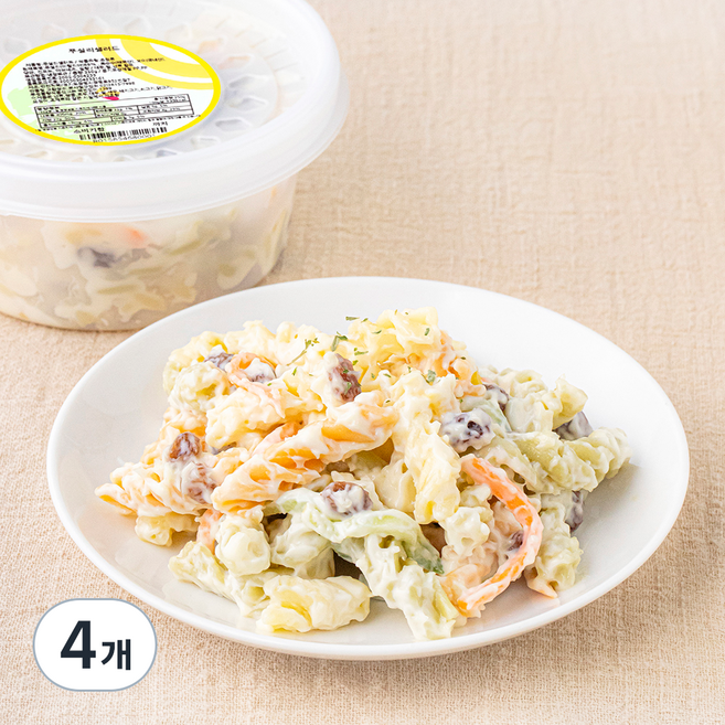 반찬천국 푸실리 샐러드, 250g, 4개