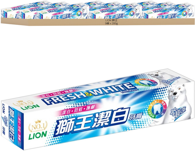 LION 獅王 超涼潔白牙膏