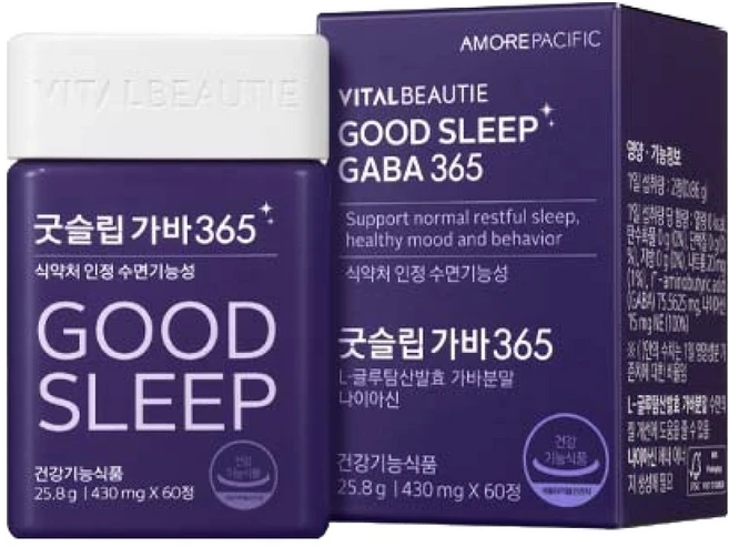 바이탈뷰티 굿슬립 가바365, 60정, 1개 - 쿠팡