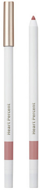 하트퍼센트 비건뷰티 도트 온 무드 립펜슬 슬림 0.4g, 06로즈베이지, 1개