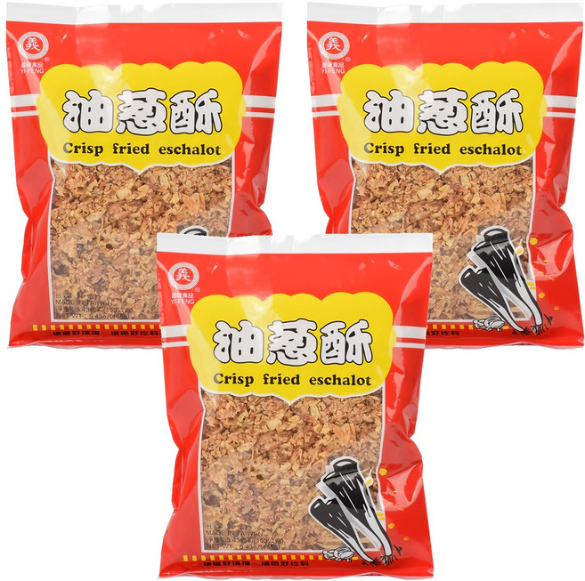 義峰食品 油蔥酥, 155g, 3包