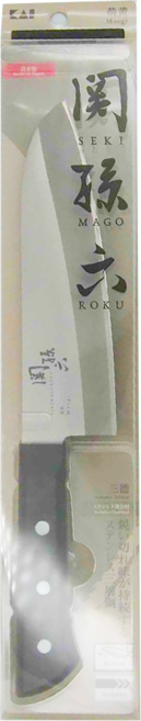 KAI 貝印 関孫六 萌黃三德鋼刀, 1支, 銀色 + 黑色