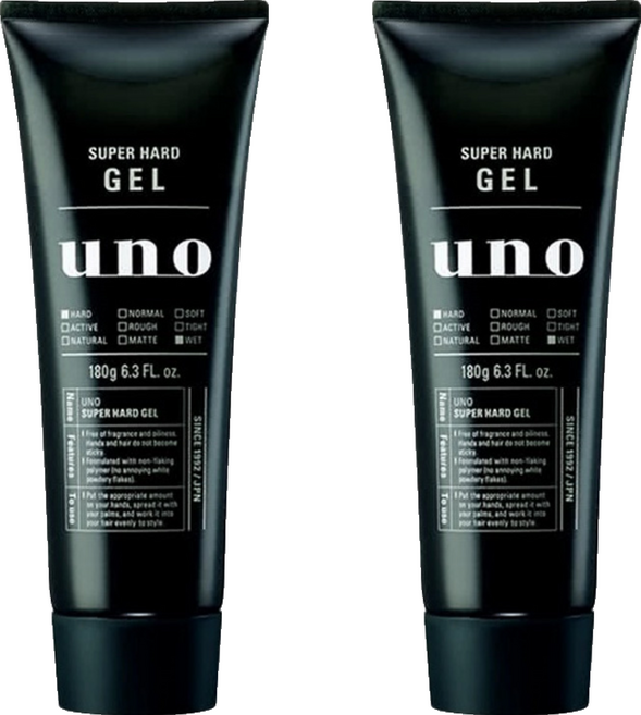 uno 強硬作風定型膠, 180g, 2條