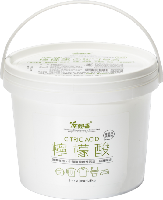室翲香 檸檬酸 S-112, 1.8kg, 1罐