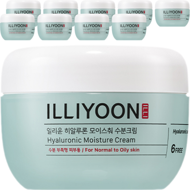 일리윤 히알루론 모이스춰 수분크림, 100ml, 10개