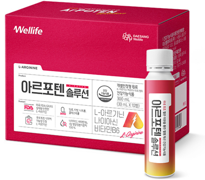 대상웰라이프 아르포텐 솔루션 10p, 300ml, 1개
