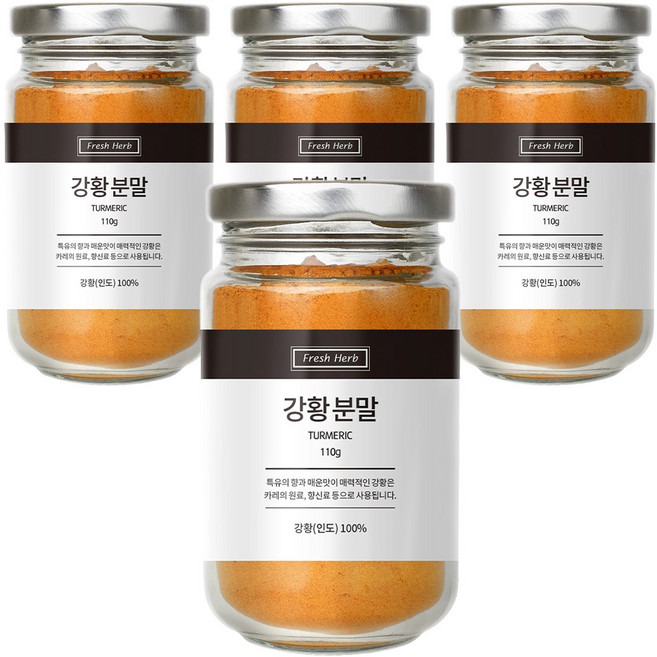 신선약초 강황분말, 110g, 4개