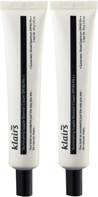 클레어스 일루미네이팅 서플 블레미쉬 크림 SPF40 PA++, 40ml, 2개
