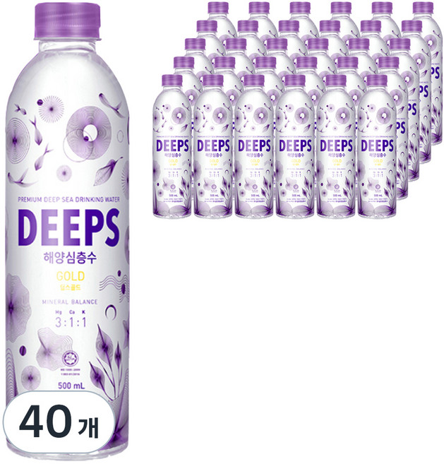 딥스 골드 해양심층수, 500ml, 40개