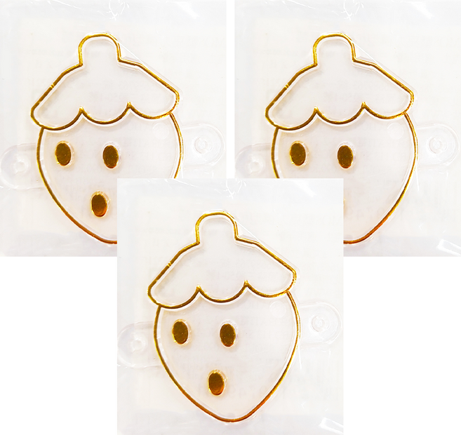 AMOS 阿摩司 壓克力模型版, 金色, 3個