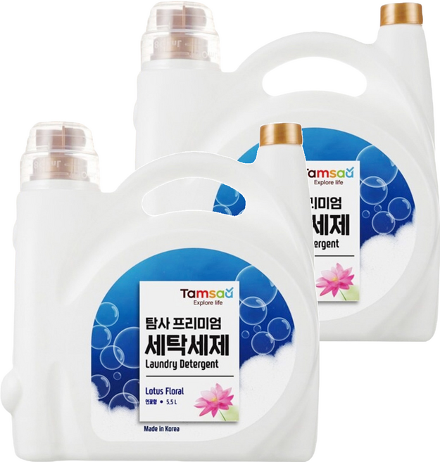 Tamsaa 高級洗衣精, 5.5L, 2桶