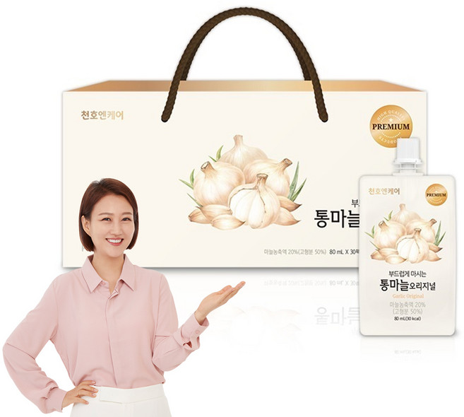 천호엔케어 통마늘 진액 오리지널, 30개, 80ml