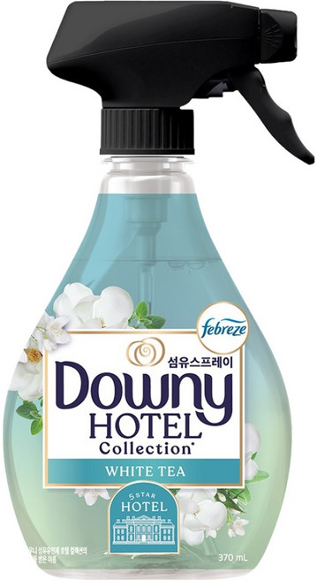 다우니 호텔 컬렉션 섬유스프레이 화이트티 향 본품, 1개, 370ml