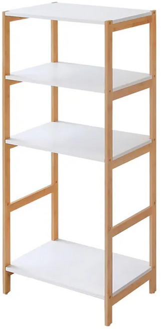 可調式置物架 RH2224-WT, 白色, 4層