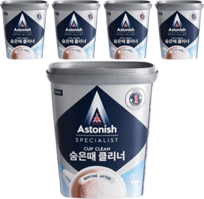 아스토니쉬 뉴 숨은때 클리너, 350g, 5개