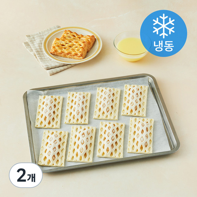 프레팡 애플파이 (냉동), 75g, 2개, 20개입