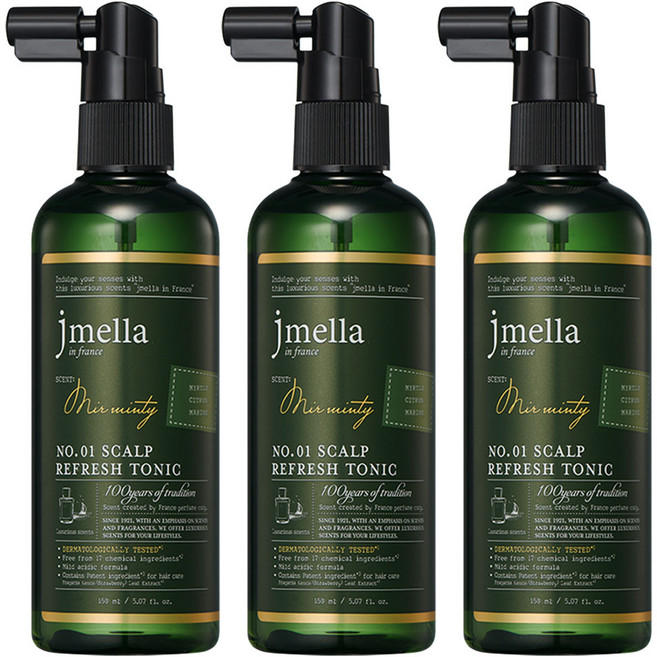 jmella 頭皮復活養髮液, 3個, 150ml
