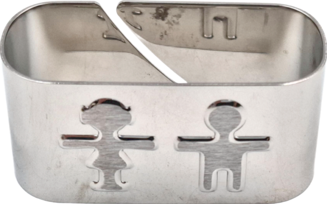 鳥造型餐巾扣 環保餐巾圈 餐桌裝飾配件, 銀色, 1入