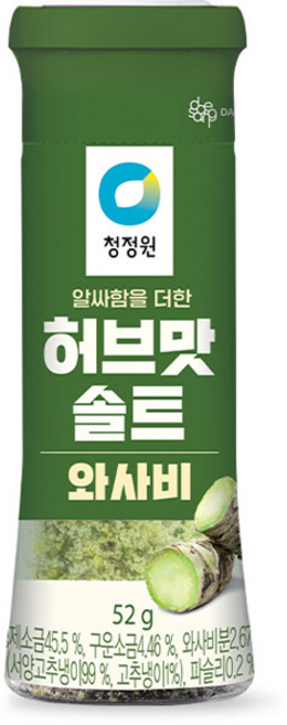 청정원 허브맛솔트 와사비, 52g, 1개