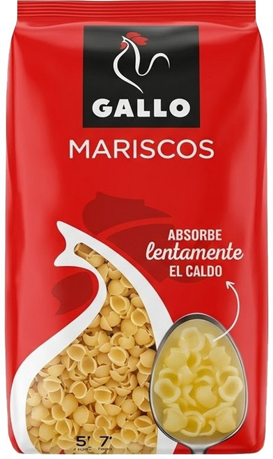 西班牙 GALLO 公雞牌 貝殼麵 Mariscos, 250g, 1包