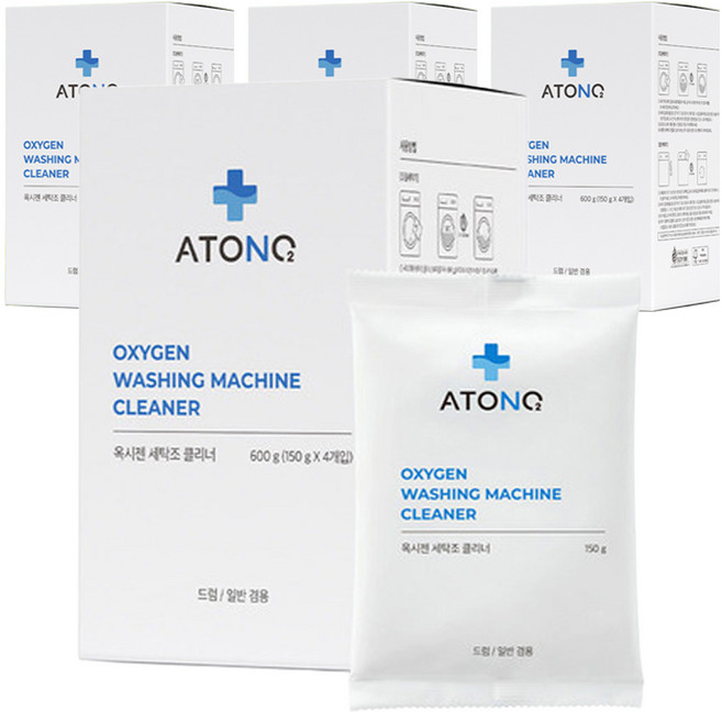 아토앤오투 옥시젠 세탁조 클리너, 150g, 16개