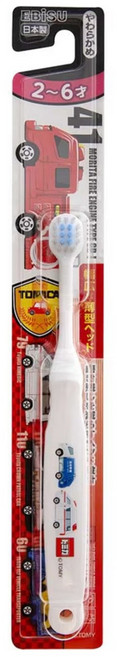 EBiSU 惠百施 TOMICA 兒童牙刷 2~6歲, 顏色隨機, 1入, 1支