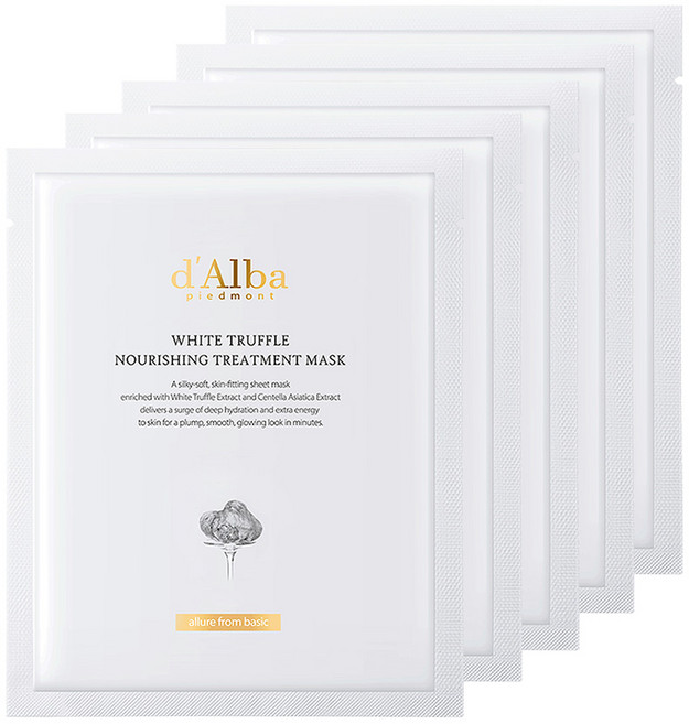 달바 화이트 트러플 너리싱 트리트먼트 마스크 25ml, 1개입, 5개