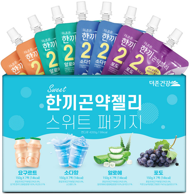 더존건강 한끼곤약젤리 스위트 패키지 28개입, 4.2L, 1세트