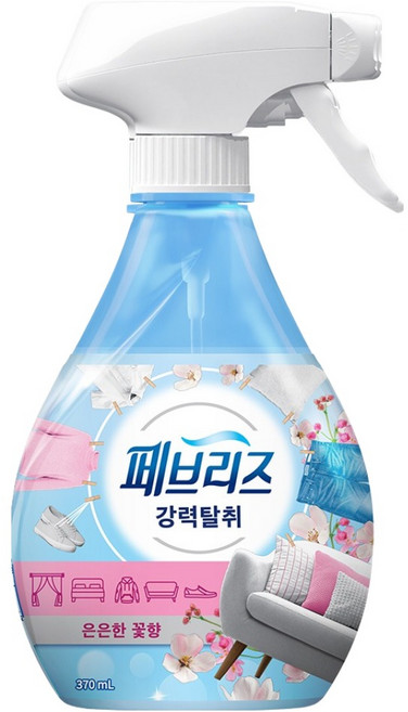 페브리즈 강력 섬유탈취제 은은한 꽃향 본품, 370ml, 1개
