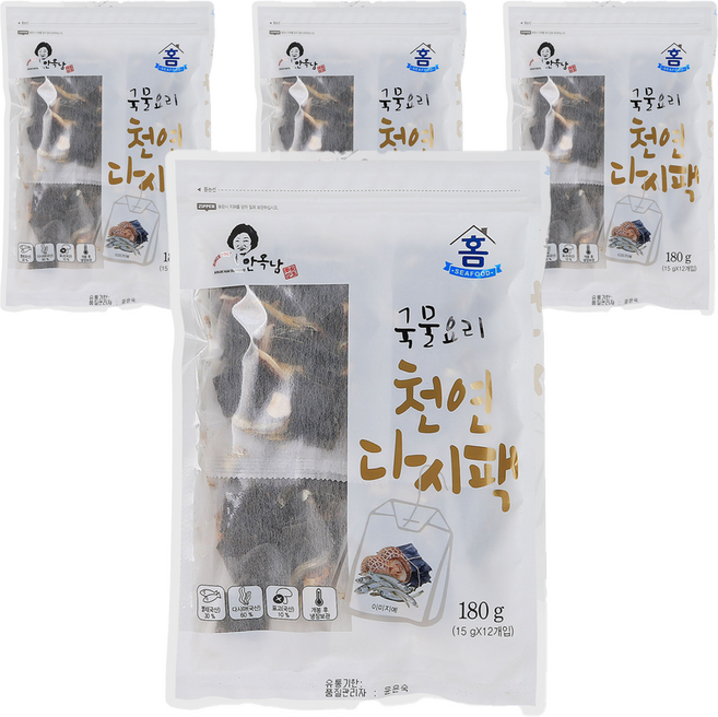 AHN-OK NAM 海鮮高湯包 12入, 180g, 4袋