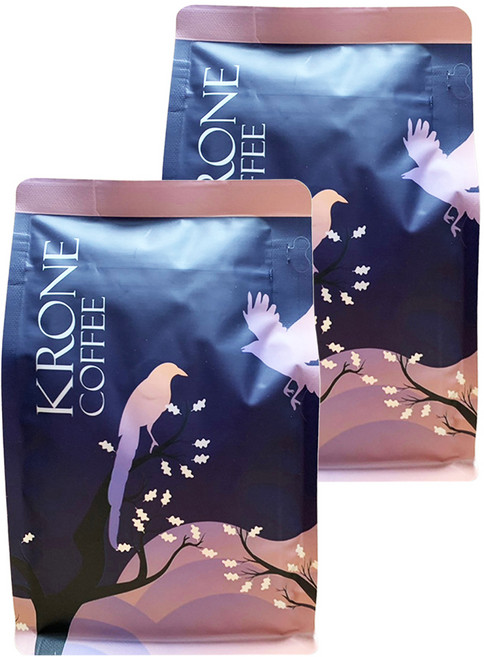 KRONE 皇雀 典藏曼巴咖啡豆, 咖啡豆(無研磨), 227g, 2包