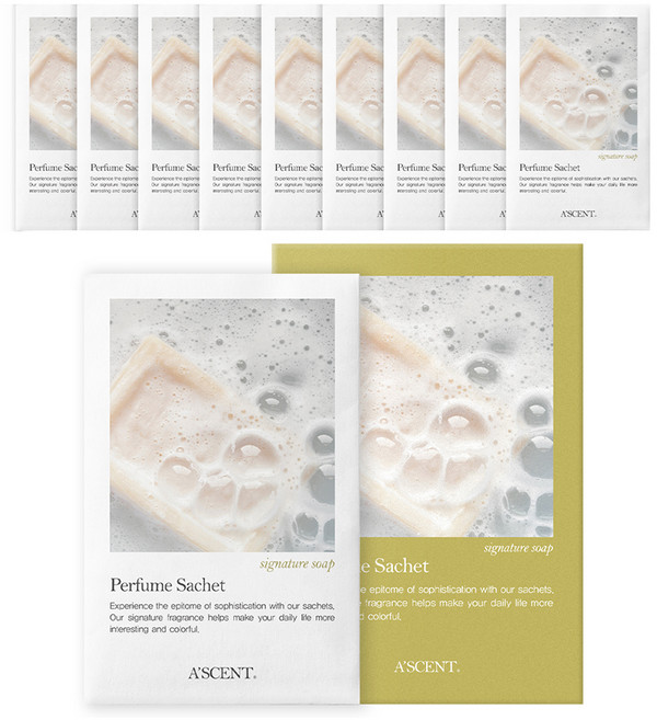 에이센트 퍼퓸 샤쉐 본품 S, 2.3g, 10개, 시그니처솝