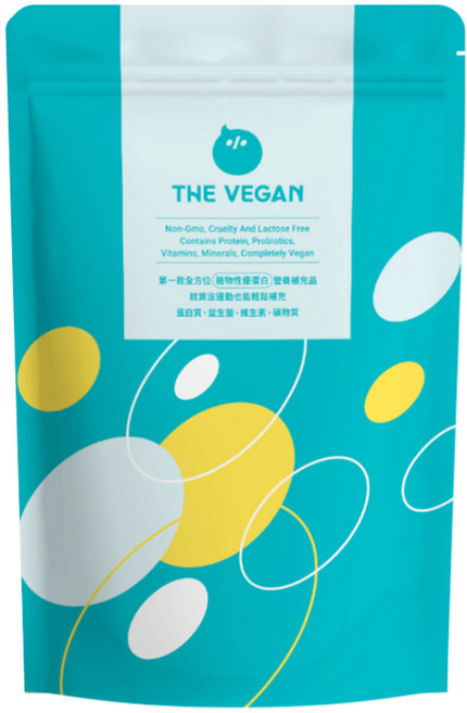 THE VEGAN 樂維根 植物性優蛋白粉 經典奶茶口味, 1kg, 1包