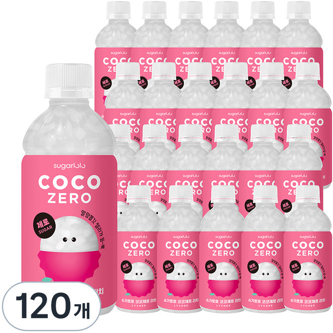 슈가로로 코코제로 리치, 340ml, 120개